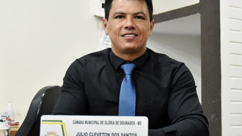 Júlio Buguelo solicita parceria do Executivo com Ensino privado e aplicação de Fumacê em Glória de Dourados.