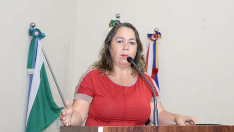 Vereadora Claudia Regina Marangoni Bom, PP, solicita redutor de velocidade próximo à Guarda Mirim.