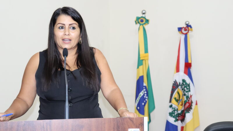 Vereadora Fabiana Machado solicita a construção de uma pista de caminhada no distrito de Guaçulandia.