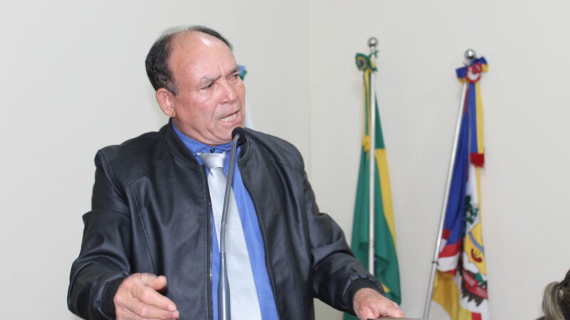 Vereador Sacolão, AVANTE, solicita patrolamento e cascalhamento na 3ª Linha, km 12.