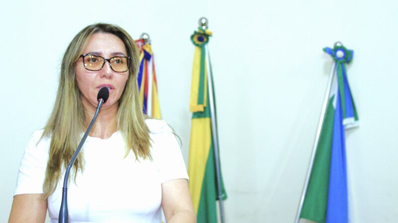 Vereadora Eliane Monteiro de Brito, MDB, solicita a revisão da rede de iluminação pública do Distrito de Guaçulândia.