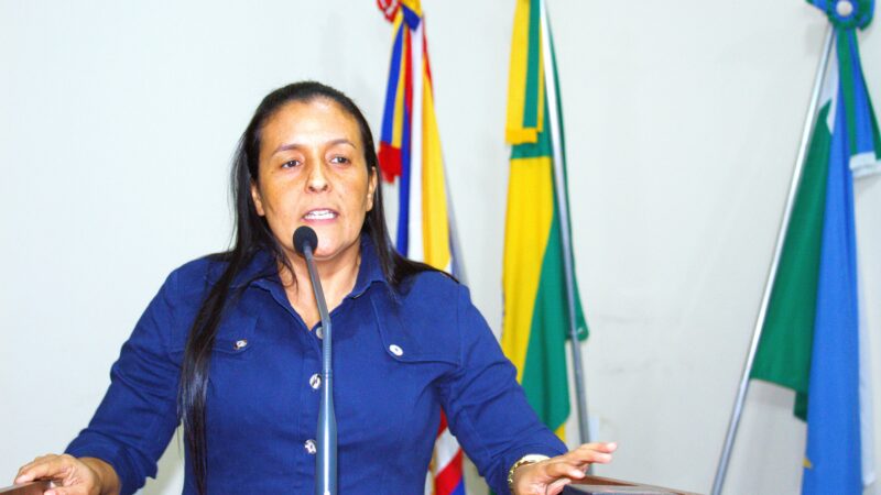 Vereadora Lucinéia Marinho de Oliveira Nogueira, PSD, solicita limpeza e corte da grama nos loteamentos do município e no distrito de Guaçulândia.