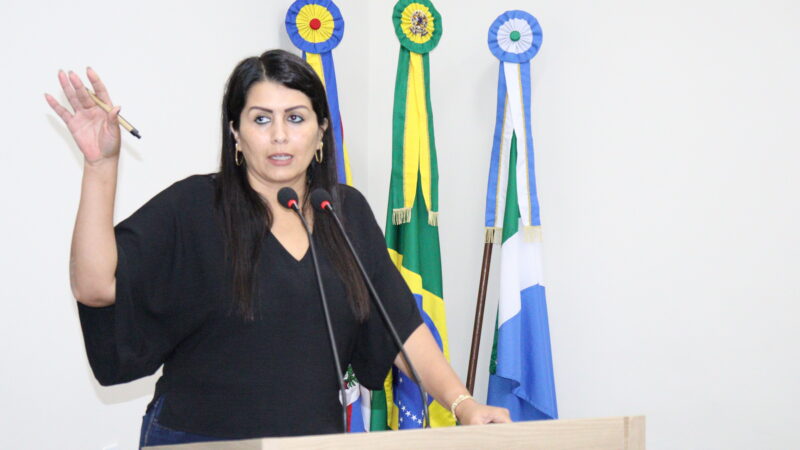 Vereadora Fabiana Machado cobra ações da Prefeitura sobre limpeza e fiscalização de terrenos baldios.